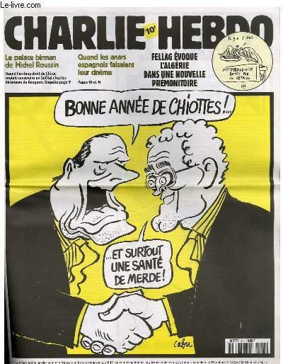 CHARLIE HEBDO N°447 - BONNE ANNEE DE CHIOTTES ! ET …