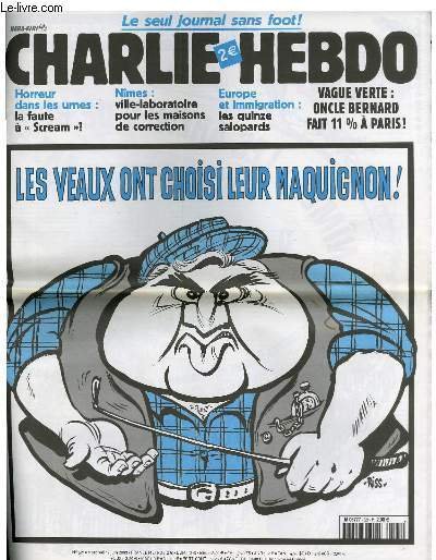 CHARLIE HEBDO N°521 - LES VEAUX ONT CHOISI LEUR MAQUIGNON …