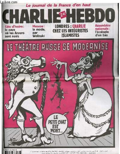 CHARLIE HEBDO N°541 - LE THEÂTRE RUSSE SE MODERNISE "LE …