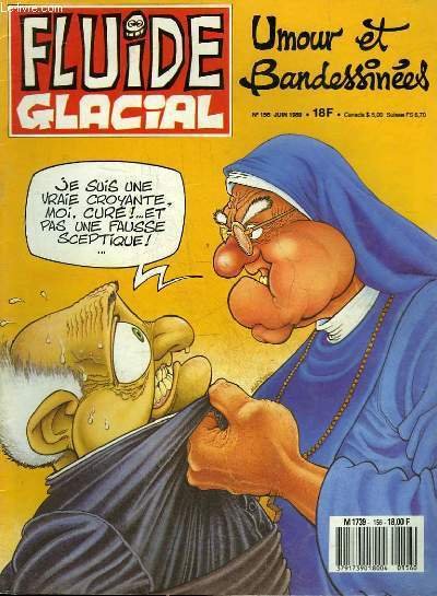 FLUIDE GLACIAL MAGAZINE UMOUR ET BANDESSINES N°156