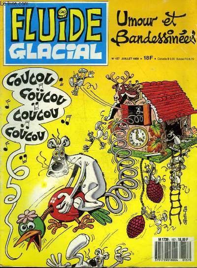 FLUIDE GLACIAL MAGAZINE UMOUR ET BANDESSINES N°157