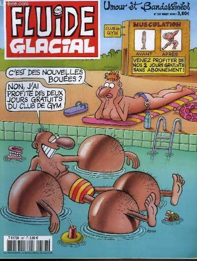 FLUIDE GLACIAL MAGAZINE UMOUR ET BANDESSINES N°337