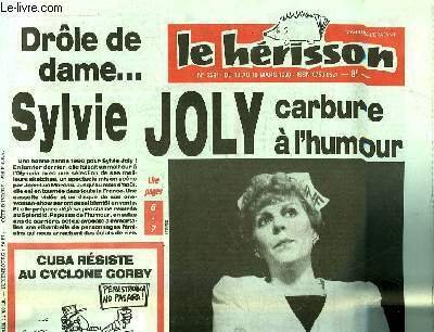 MARIUS L'EPATANT HERISSON N°2291 - DRÔLE DE DAME . SYLVIE JOLY CARBURE A L'HUMOUR !