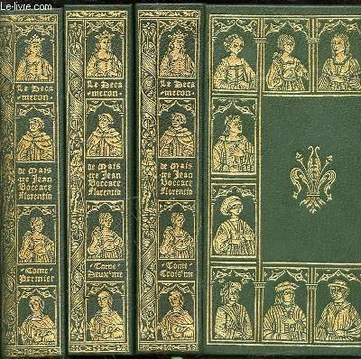 LES CONTES AUTREMENT NOMMES LE DECAMERON DE MAISTRE JEAN BOCCACE FLORENTIN EN 3 TOMES (1+2+3).
