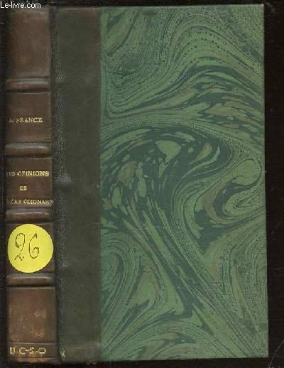 LES OPINIONS DE M. JEROME COIGNARD - RECUEILLIES PAR JACQUES TOURNEBROCHE.