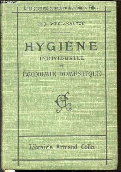 HYGIENE INDIVIDUELLE ET ECONOMIE DOMESTIQUE - ENSEIGNEMENT SECONDAIRE DES JEUNES …