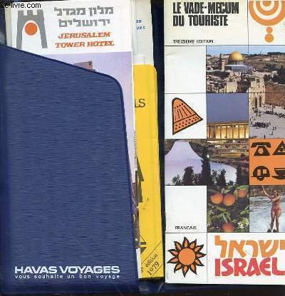 HAVAS VOYAGES - POCHETTE CONTENANT QUELQUES BROCHURES : LE VADE-MECUM DU TOURISTE D'ISRAEL + JERUSALEM TOWER HOTEL (ISRAEL) + PETIT GUIDE ET CONSEILS DE ZENITH, TOUR OPERATOR.
