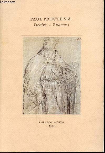CATALOGUE VERONESE 1996 : DESSINS - ESTAMPES. | Immagine principale