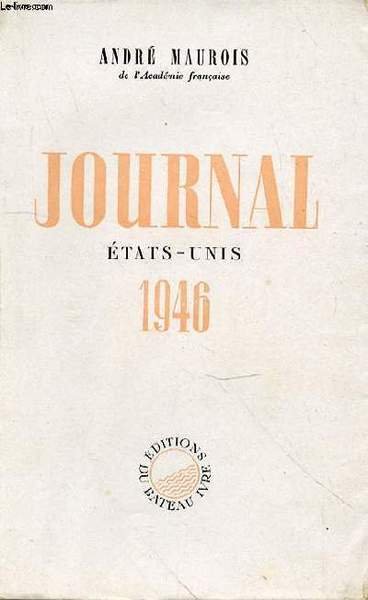 JOURNAL ETATS-UNIS 1946