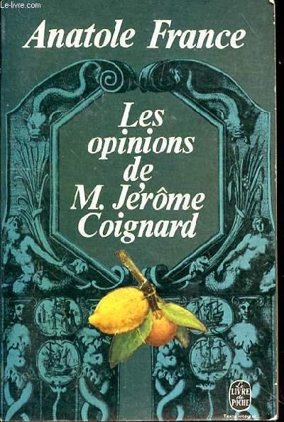LES OPINIONS DE M. JEROME COIGNARD | Immagine principale