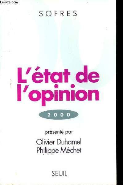 L'ETAT DE L'OPINION 2000 - SOFRES | Immagine principale