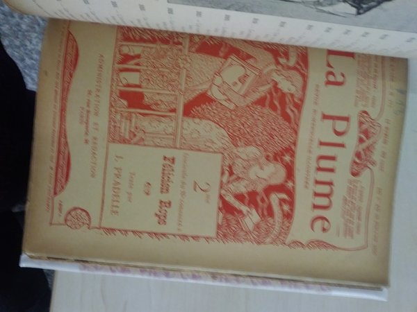 "La Plume", num.172-178, 15-30 giugno 1896-15-30 set.1896, serie di 7 …