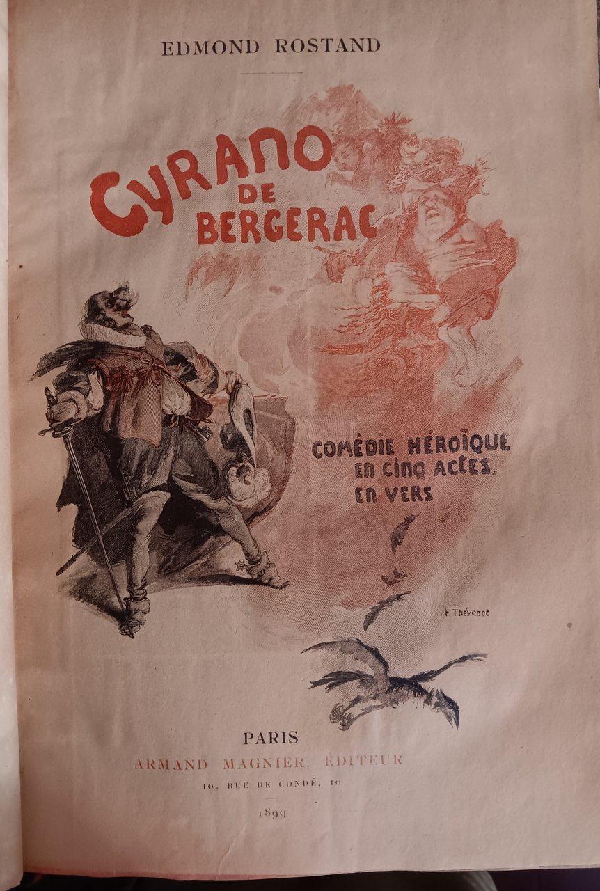 Cyrano de Bergerac, Comédie héroïque en cinq actes, en vers