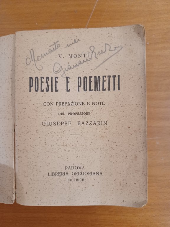 Poesie e poemetti