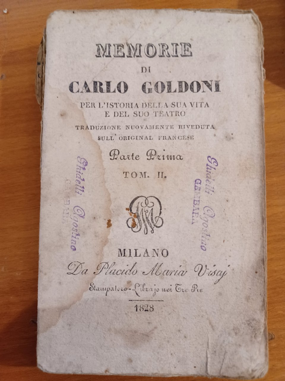 Memorie di Carlo Goldoni