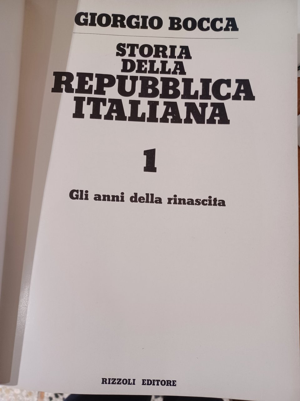 Storia della Repubblica Italiana