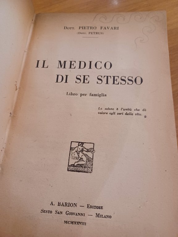 Il medico di se stesso