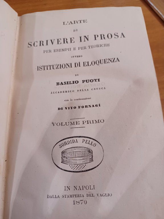 L'arte di scrivere in prosa