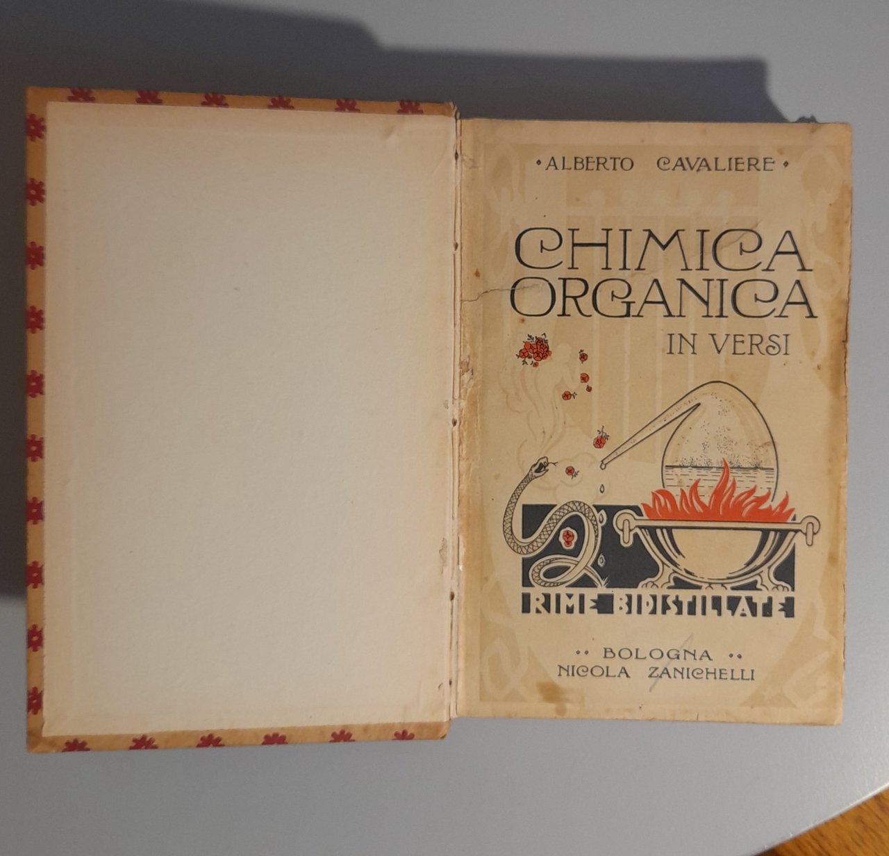 Chimica organica in versi (rime bidistillate)