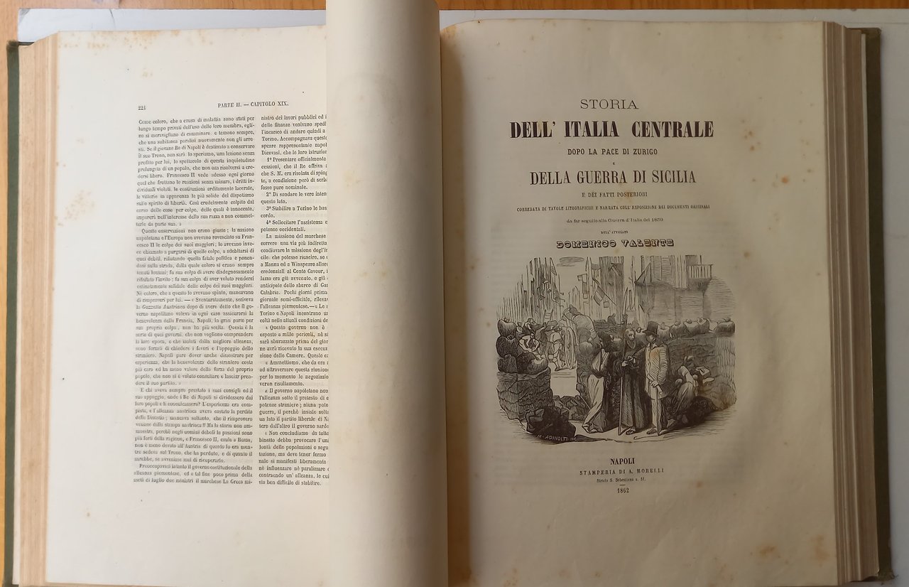 STORIA DELL'ITALIA CENTRALE DOPO LA PACE DI ZURIGO E DELLA …