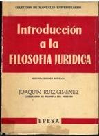 INTRODUCCION A LA FILOSOFIA JURIDICA