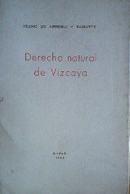 DERECHO NATURAL DE VIZCAYA