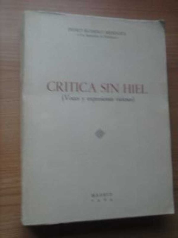 CRITICA SIN HIEL
