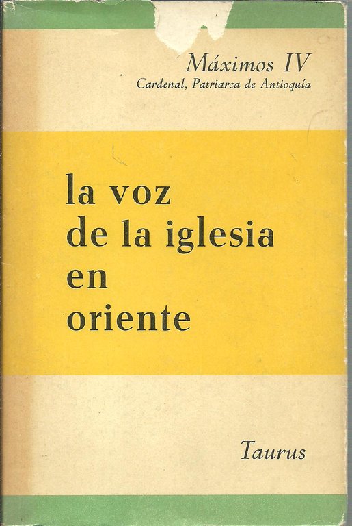 LA VOZ DE LA IGLESIA EN ORIENTE