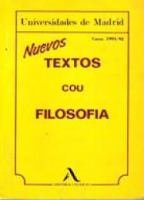 NUEVOS TEXTOS COU FILOSOFIA