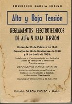 REGLAMENTOS ELECTROTECNICOS DE ALTA Y BAJA TENSION