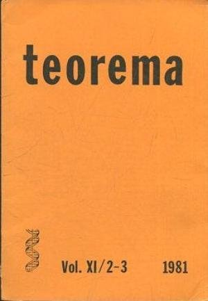 TEOREMA VOL XI 2-3