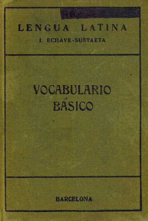 VOCABULARIO BASICO. LENGUA LATINA