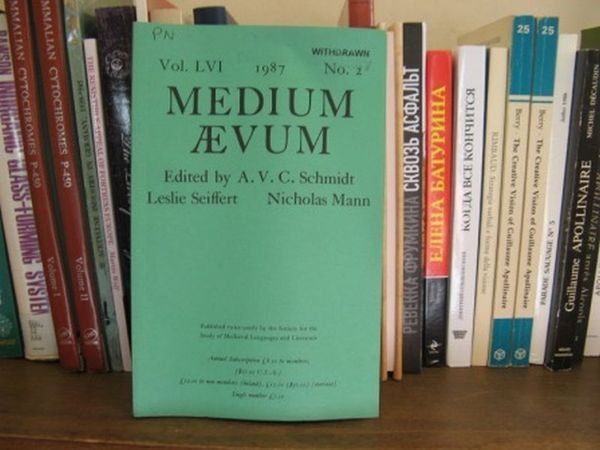 Medium Aevum; Vol. LVI, 1987, No. 2