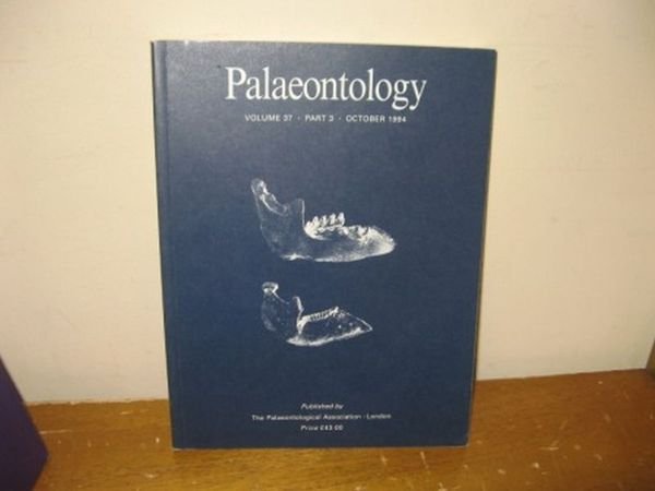 Palaeontology: Volume 37, Part 3, October 1994