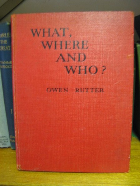 What, Where & Who?: A Book of Questions for Children