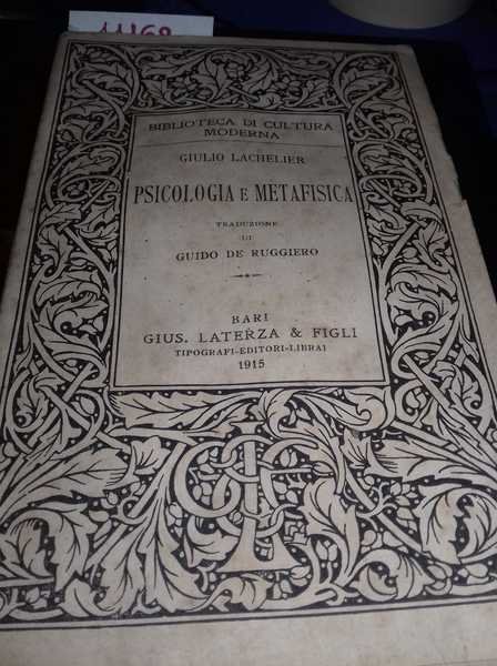 Psicologia e Metafisica