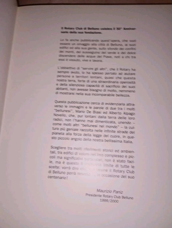 BELLUNO. 50 anni di Rotary