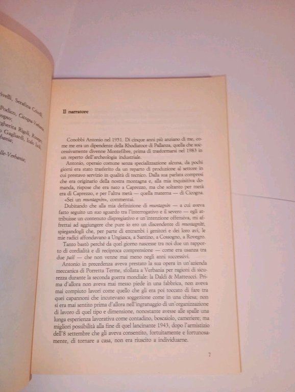 A piedi nudi. una storia di Vallintrasca