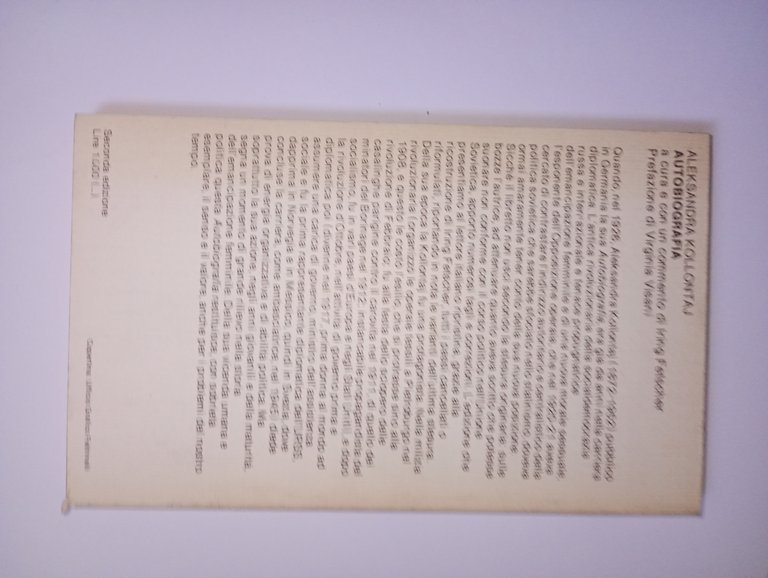 ALESSANDRA KOLLONTAJ. autobiografia