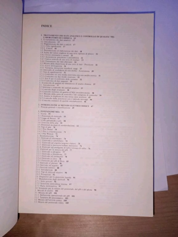 ANALISI CHIMICA MODERNI METODI STRUMENTALI