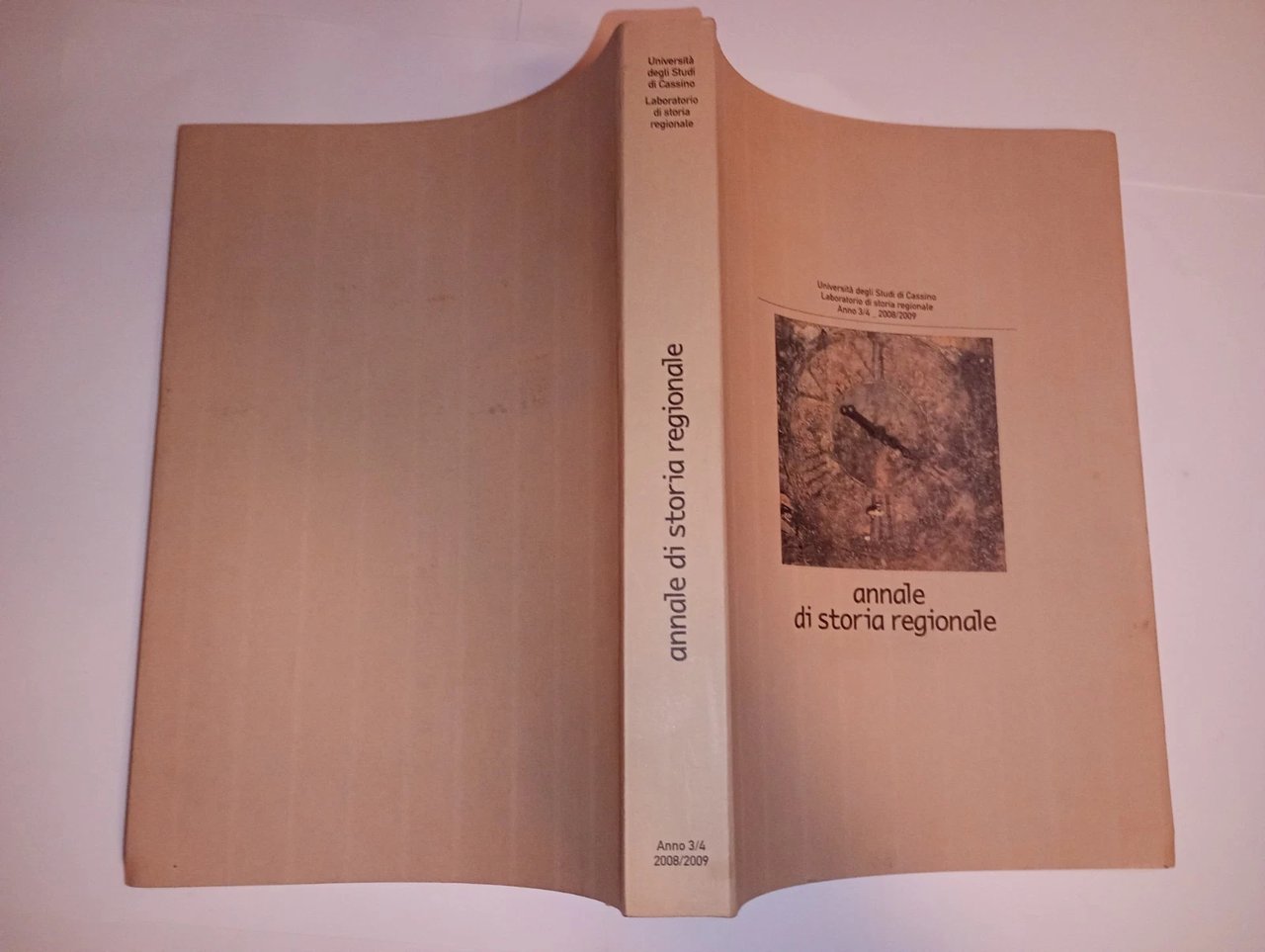 ANNALE DI STORIA REGIONALE . UNIV STUDI CASSINO ANNO 3/4 … | Immagine principale