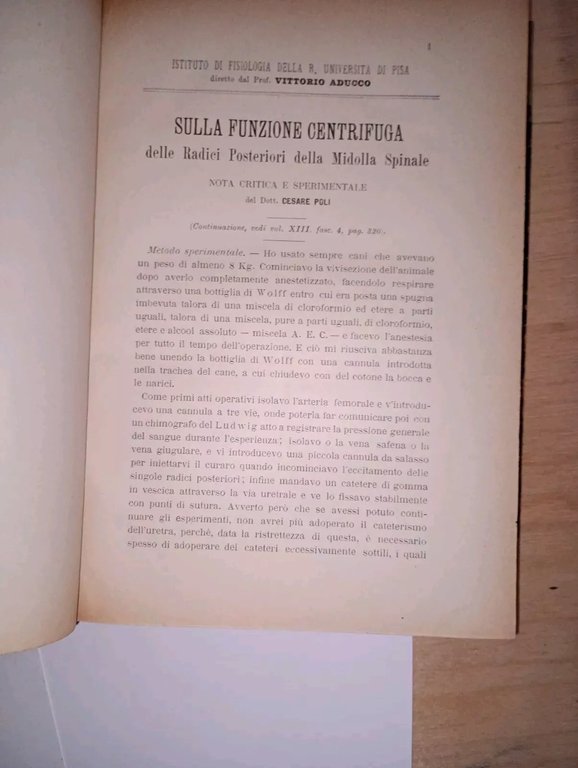 Annali di FRENIATRIA e scienze affini. vol XIV