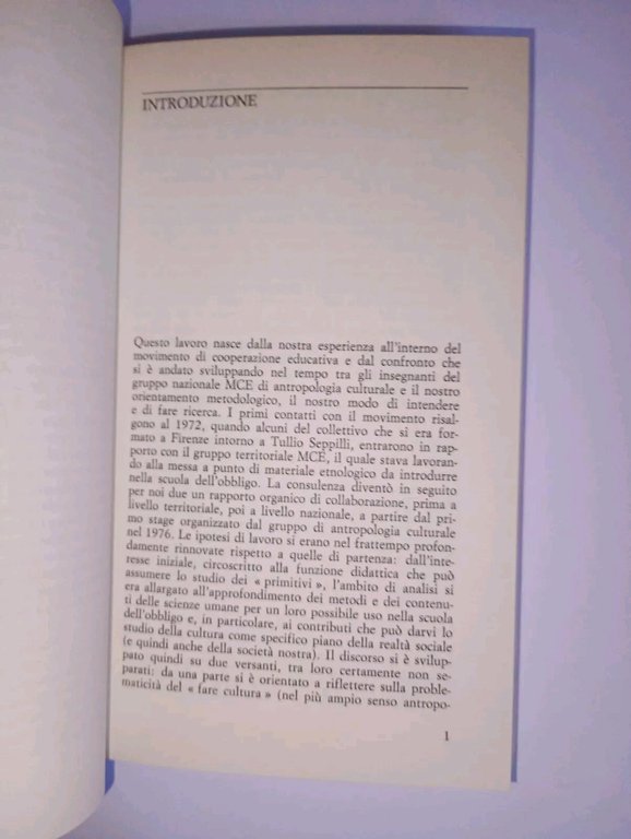 ANTROPOLOGIA e CULTURA. questioni di antropologia culturale e didattica delle …