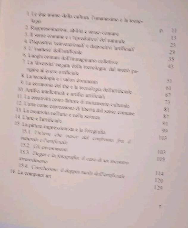 Ars ex machina. l'artificiale e il dualismo della cultura