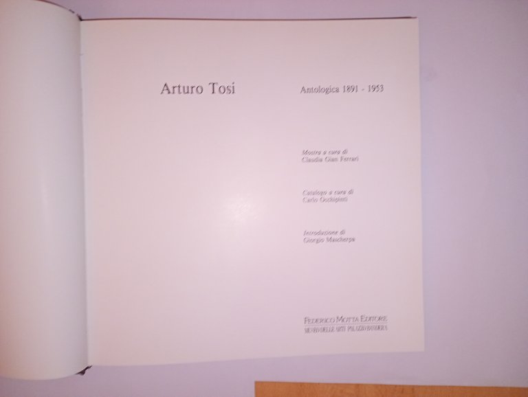 ARTURO TOSI. opere 1891 - 1953