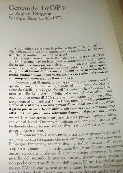 ATTILIO ALFIERI. Il complesso emotivo della dignità