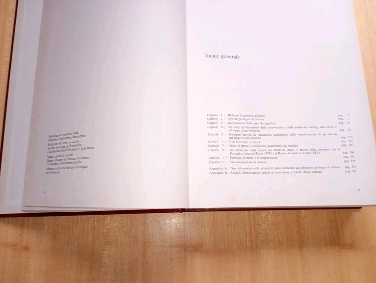 Attività geologica di cantiere nella ricerca di idrocarburi