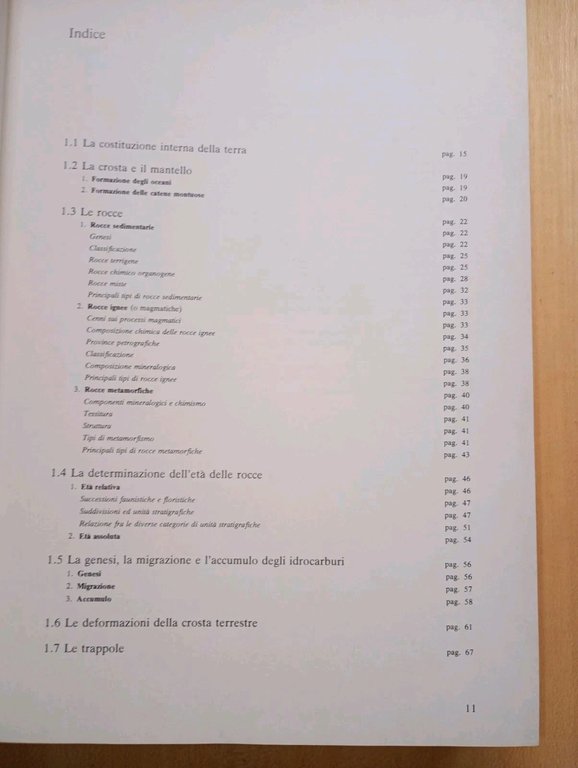 Attività geologica di cantiere nella ricerca di idrocarburi