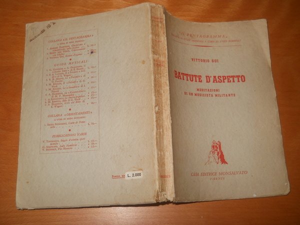 Battute d'aspetto. meditazioni di un musicista dilettante