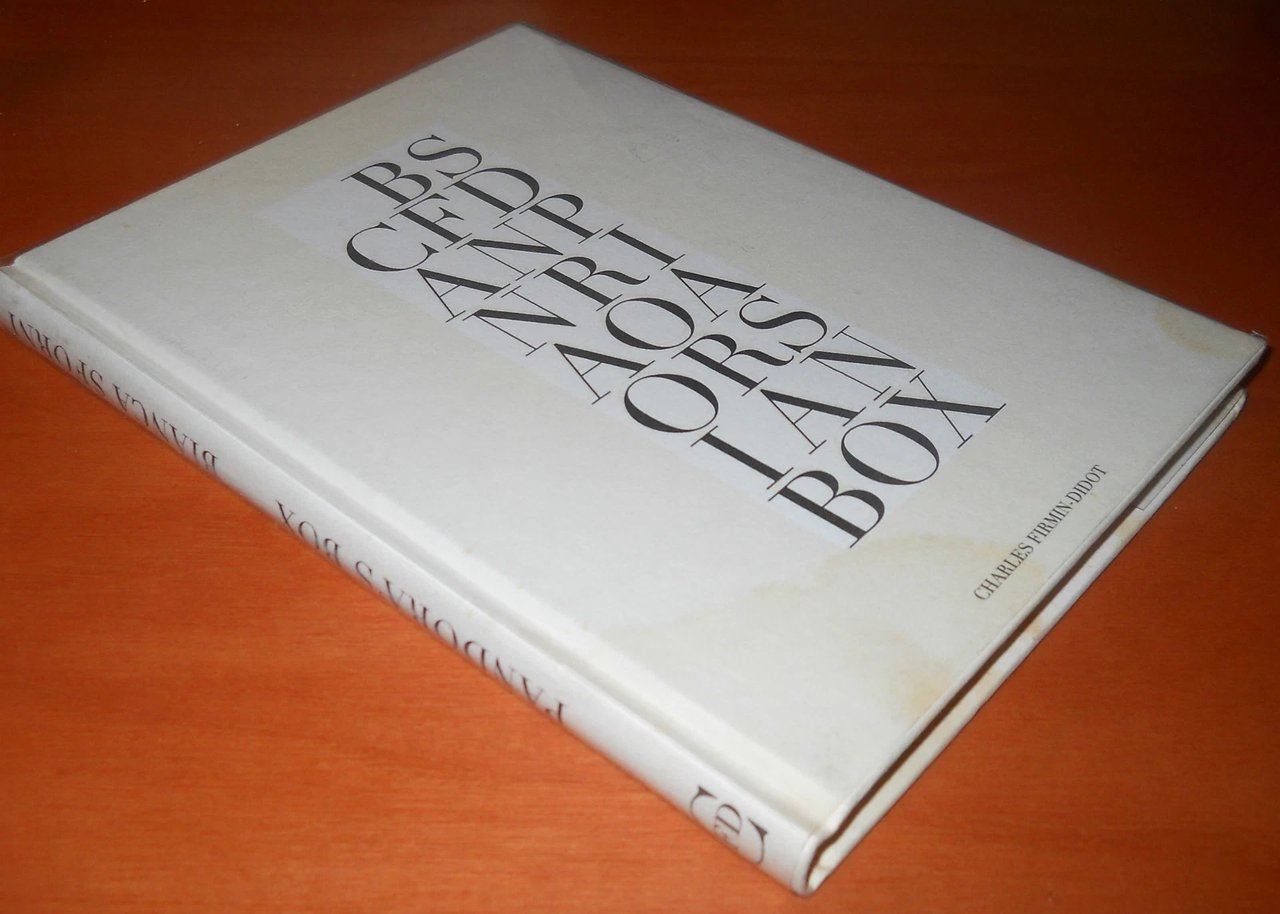 BIANCA SFORNI, Pandora's box